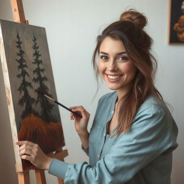 Podobrazie malarskie 80X120 cm Białe Płótno Idealne do malowania zdjęcie 3