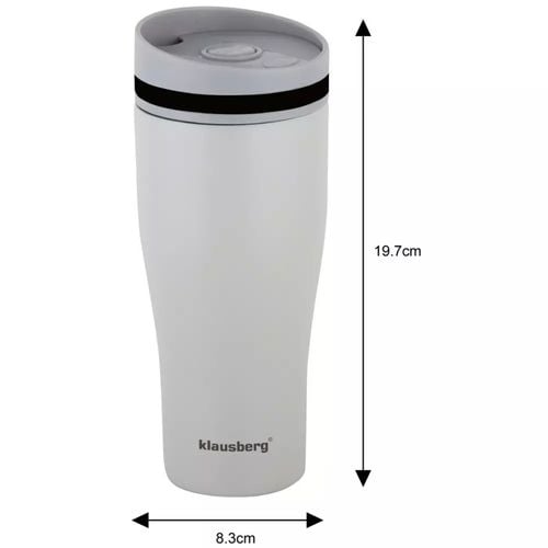 termiczny kubek 380ml click clack klausberg kb-7620 na Arena.pl