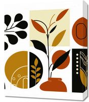Obraz 50x60cm Kolaż Botaniczny