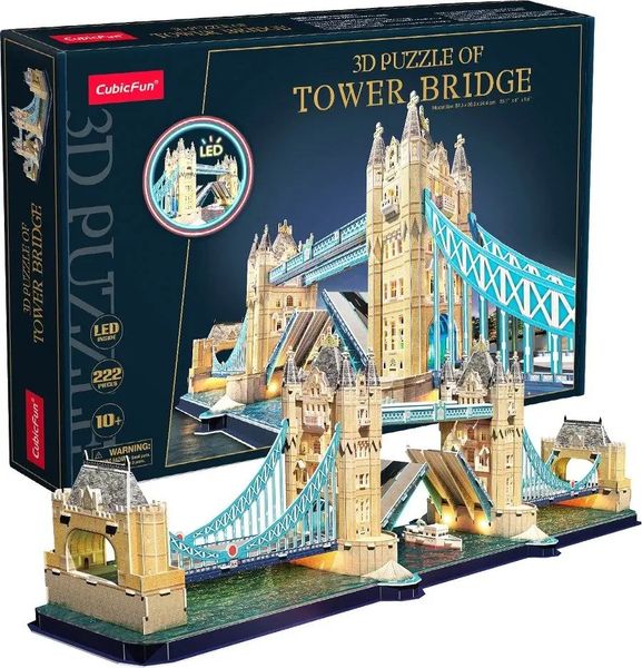 Cubic Fun Puzzle 3D Tower Bridge Led 5317 zdjęcie 8