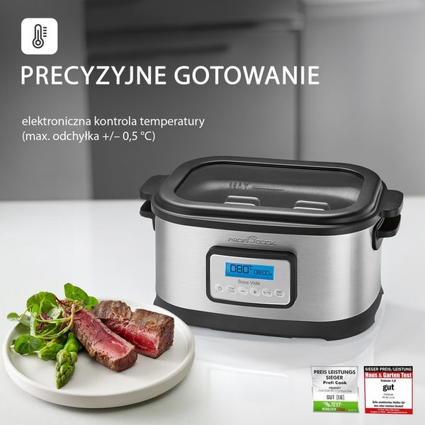Urządzenie, cyrkulator do gotowania Sous-Vide ProfiCook PC-SV 1112 zdjęcie 11