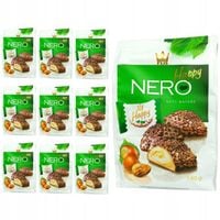 Flis Wafle Happy Nero orzechowe 140g x 10 sztuk