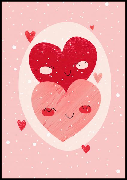 Plakat 70x100cm Ciepło Serca zdjęcie 2