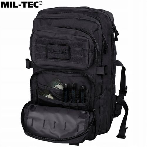 Plecak wojskowy taktyczny militarny Mil-Tec Large Assault Pack 36 l Black na Arena.pl