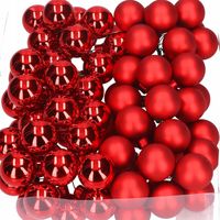 BOMBKI SZKLANE DO STROIKÓW NA DRUCIKU CHOINKOWE BOMBKA 3cm 72szt