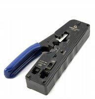 Narzędzie do ciecia kabli i zaciskania wtyczek RJ45 / RJ12 / RJ11 / Pass-th