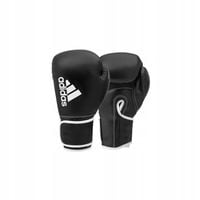 Adidas Rękawice bokserskie Hybrid 80 Czarne/Białe 10-Oz