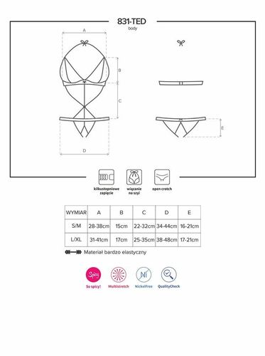 Body - Obsessive 831-TED-1 S/M na Arena.pl