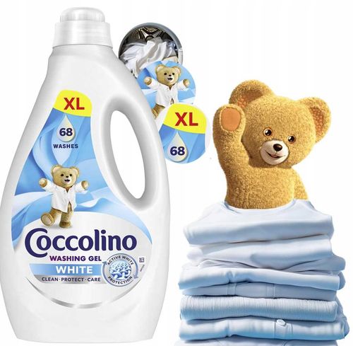 coccolino white xl żel do prania białych tkanin 68 prań 2,72l na Arena.pl