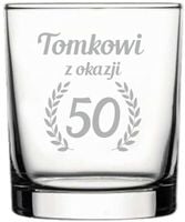 Szklanka do WHISKY z grawerem prezent grawerowana