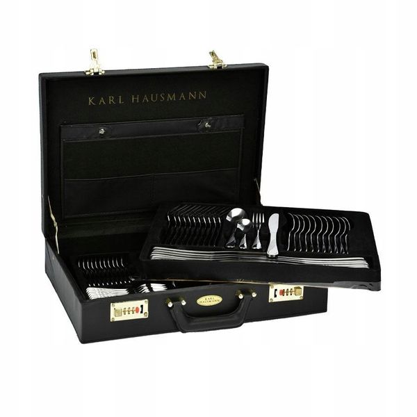 Sztućce w Walizce Ekskluzywne 72 ele na 12 Osób zdjęcie 6