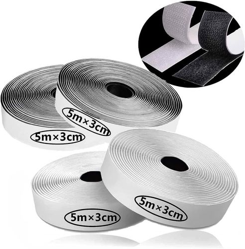 Taśma na rzep samoprzylepna mocna 5Mx3CM 4 rolki na Arena.pl