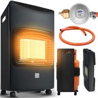 Piecyk gazowy na butle grzejnik FIXO 4,2kW piec gaz SKŁADANY +reduktor +wąż