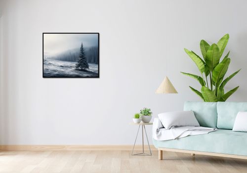 Plakat 76x60,5cm Samotna Choinka na Arena.pl