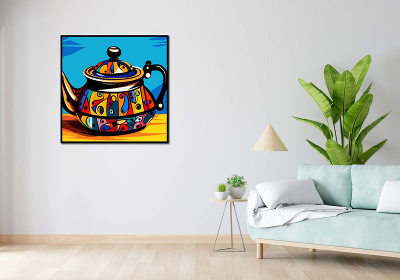 Plakat 90x90cm Może Herbatki? zdjęcie 4