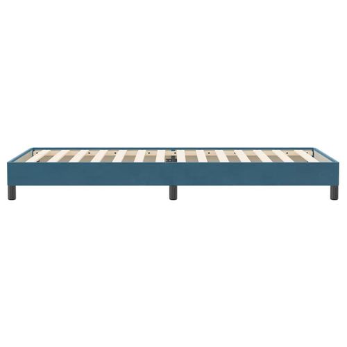 Łóżko typu Box Spring bez materaca Ciemnoniebieskie 100x220 cm na Arena.pl