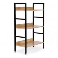 REGAŁ MODERNHOME LOFTOWY DREWNIANY REGULOWANE STOPKI STYLO