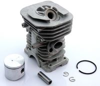 2X CYLINDER TŁOK PIERŚCIENIE DO PIŁ HUSQVARNA 137