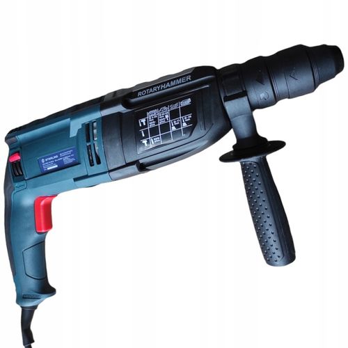 MŁOTOWIERTARKA WIERTARKA MŁOT UDAROWY 2950W SDS+ DUŻY ZESTAW WIERTEŁ 11ele na Arena.pl