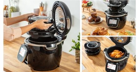 Multicooker TEFAL Cook4me Touch CY912 6l WI-FI + Misa do multicookera 6L zdjęcie 5