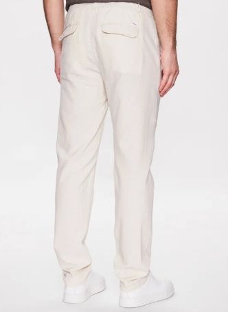 Lindbergh Spodnie materiałowe 30-008003 Beżowy Tapered Fit 3XL na Arena.pl