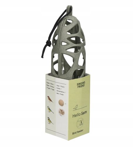 KARMNIK DLA PTAKÓW HELLO SAM SINGING FRIEND + KULE BILE TŁUSZCZOWE 15 na Arena.pl