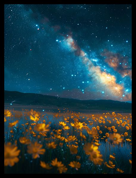 Plakat 60x80cm Nocne Niebiosa zdjęcie 2