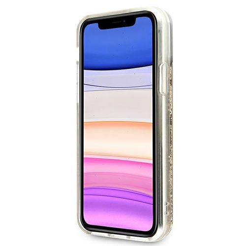 Etui Guess do iPhone 11, iPhone XR, Złoty na Arena.pl