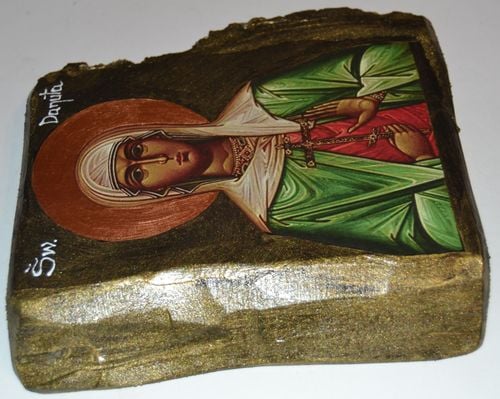 Ikona święta Danuta Dana Danae patronka kobiet, które są pracowite na Arena.pl