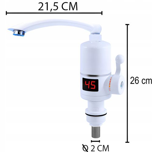 Podgrzewacz elektryczny do wody przepływowy LED 3000 W na Arena.pl