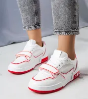 Czerwone sneakersy damskie Ollie 38