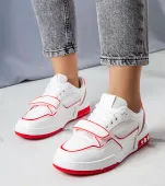 Czerwone sneakersy damskie Ollie 37