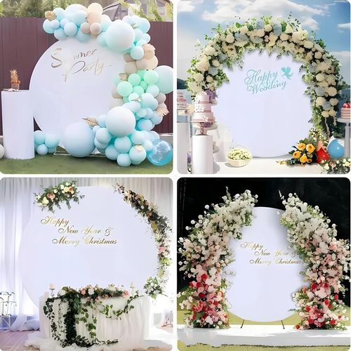 Stojak na balony stelaż KOŁO do balonów METAL 2m łuk ścianka zdjęć na Arena.pl