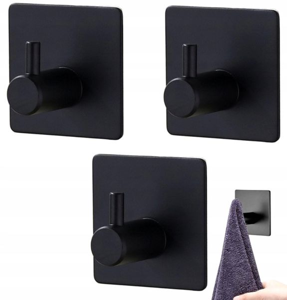 Łazienkowy Haczyk Wieszak Samoprzylepny 3Szt Loft zdjęcie 1