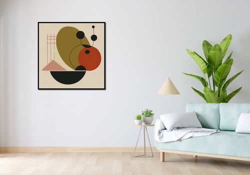 Plakat 90x90cm Geometryczny Balans na Arena.pl