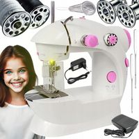 PRAWDZIWA MASZYNA DO SZYCIA DLA DZIECI + IGŁA NICI OSŁONA NA DZIEŃ DZIECKA