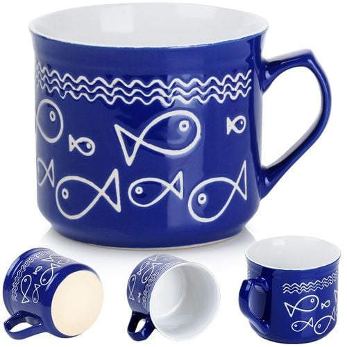 Kubek ceramiczny ryba 650 ml na Arena.pl
