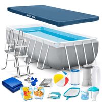 Basen ogrodowy stelażowy 400 x 200 x 122 cm 18w1 INTEX 26790 Basen ogrodowy stelażowy 400 x 200 x 122 cm 18w1 INTEX 26790