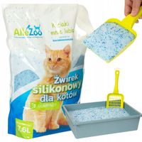 AlleZoo Żwirek Silikonowy Dla Kota Compact Drobny Naturalny 7,6l