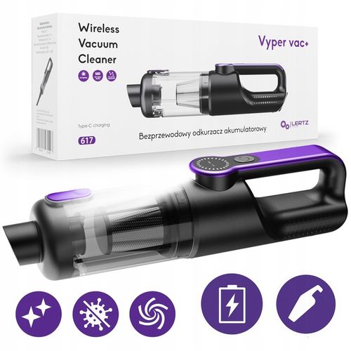 ODKURZACZ RĘCZNY BEZPRZEWODOWY AKUMULATOROWY SAMOCHODOWY DUŻA MOC na Arena.pl