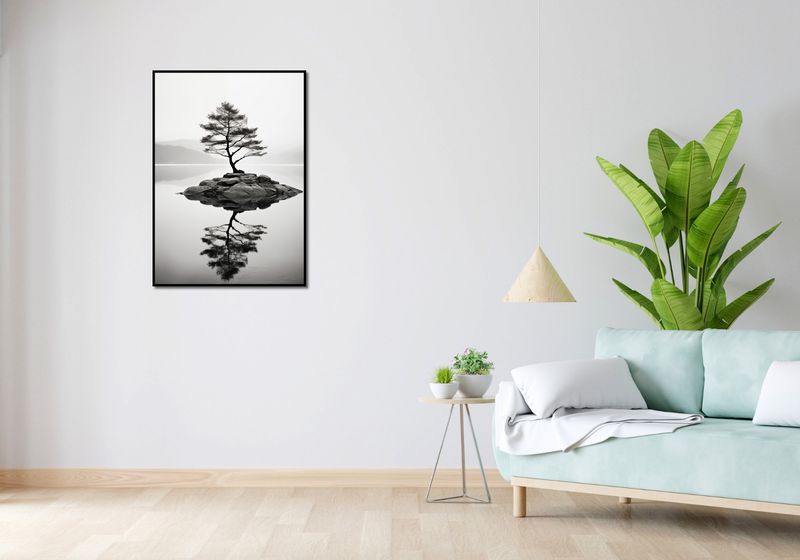 Plakat 64x90cm Samotne Drzewo zdjęcie 4