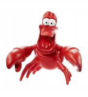 LALKA DISNEY PRINCESS SYRENKA ARIELKA KRAB SEBASTIAN + KSIĄŻĘ ERYK ERIC