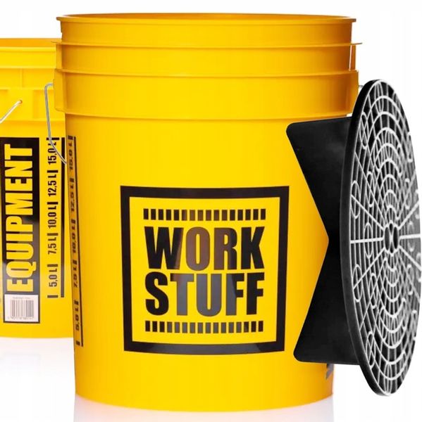 WORK STUFF WASH WIADRO DO MYCIA SAMOCHODU AUTA Z SEPARATOREM BRUDU zdjęcie 1