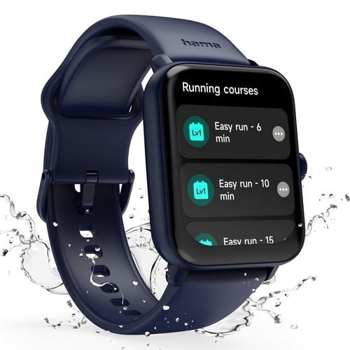 Smartwatch HAMA 6010 GPS Prostokątny Niebieski na Arena.pl