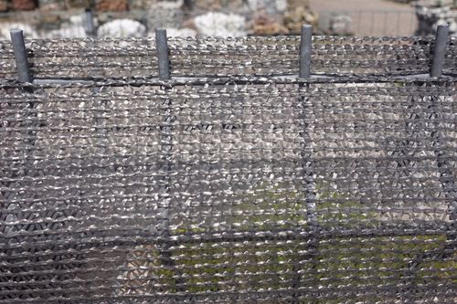 Siatka Maskująca 2x15m 80% Grafitowa Osłona Wiatr Maskująca Ogrodzenie Płot na Arena.pl