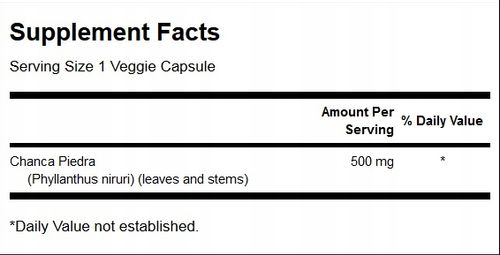 SWANSON CHANCA PIEDRA 500 MG 60K NERKI KAMIENIE na Arena.pl