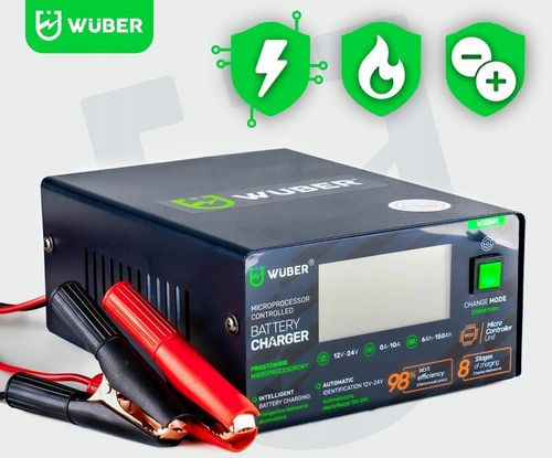 PROSTOWNIK 12V i 24V MIKROPROCESOROWY ŁADOWARKA DO AKUMULATORA NAPRAWA 10A na Arena.pl