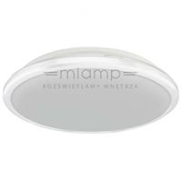 Łazienkowa LAMPA sufitowa TERMA ML6403 Milagro okrągła OPRAWA metalowa LED 28W 4000K plafon IP44 biały