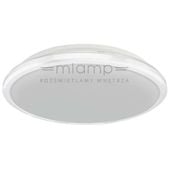 Łazienkowa LAMPA sufitowa TERMA ML6403 Milagro okrągła OPRAWA metalowa LED 28W 4000K plafon IP44 biały