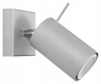 Kinkiet lampa ścienna RING 1 Szary Sollux Lighting